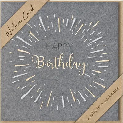 Imagen del producto de Tarjeta de felicitación para cumpleaños (bsb 694012-2) - Diseño: Naturaleza. Incluye sobre