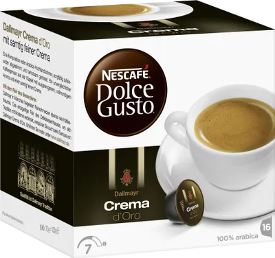 Produktbild von Nescafé Dolce Gusto Dallmayr Crema d'Oro | 16 Kaffeekapseln