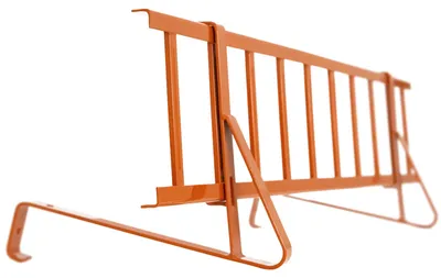 Produktbild von DAPRONA Schneefanggitter Set, inkl. Schneefangstütze, Verbinder 200cm Ziegelrot einfache Montage, für gewellte Dachziegel, Rheinland