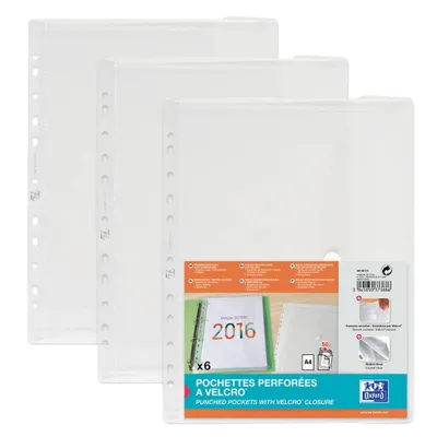 Produktbild von Oxford 400099575, 210 x 297 mm (A4), Transparent, Polypropylen (PP), 0,12 mm, 6 Stück(e)