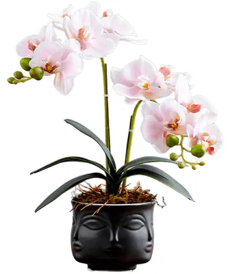 Produktbild von Elzusha - Kunstblumen in Blassrosa - Kunstblumenstrauß - Künstliche Pflanzen für den Innenbereich - Kunstblumen mit Vase - Kunstblumen für den Außenbereich - Perfektion im Detail - Künstliche Pflanzen