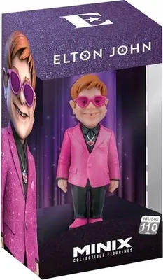 Produktbild von Elton John Minix Figur - Pop-Ikone im glamourösen Mini-Format