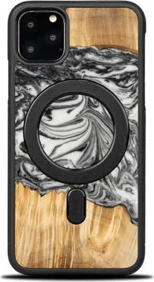 Image de Bewood Étui unique pour iPhone 11 Pro Max - 4 éléments - Terre avec MagSafe