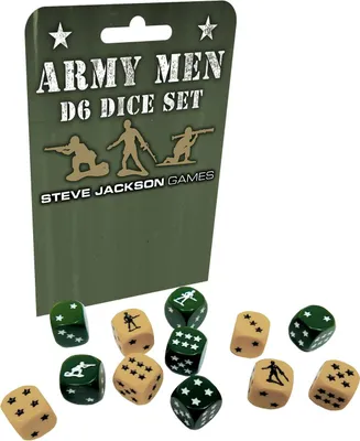 Produktbild von Army Men D6 Dice Set - Würfelset - Steve Jackson Games