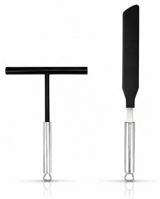 Produktbild von 2-teiliges Set zum Zubereiten von Crêpes und Pfannkuchen