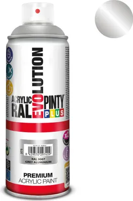 Image de Peinture Aérosol Pintyplus Gris Aluminium Séchage Rapide, Finition Aluminium Gris Ral 9007 - Pinty Plus