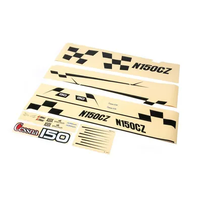 Produktbild von E-flite Dekorbogen: C-Z Cessna 150