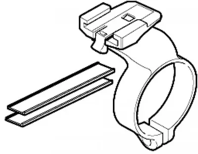 Produktbild von CATEYE Halterung Micro/Vectra Standardgröße - sichere Radcomputer-Befestigung....