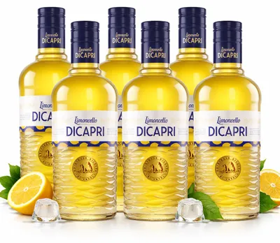 Produktbild von Limoncello Limoncello Di Capri 6 x 0,7L – italienischer Zitronenlikör mit 30% Vol.- [Enthält Sulfite]