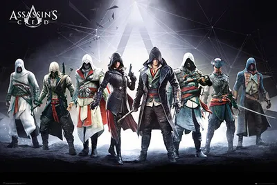 Image de Poster Assassin's Creed Personnages 61 x 91,5 cm