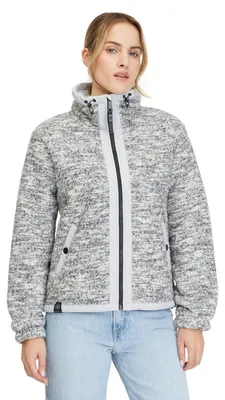 Produktbild von Ragwear Nordicka Bonded - Damen Fleecejacke, Größe:S, Farbe:ash