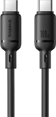 Immagine prodotto di Baseus Silky Cavo di ricarica rapida USB-C/USB-C 1m 100W nero