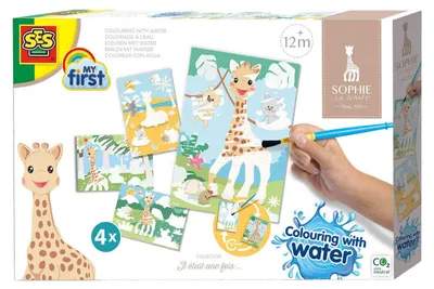 Immagine prodotto di SES Creativa Sophie la Girafe - Colorare con l'acqua 14490