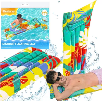 Obrázok produktu pre Nafukovací matrac nad vodu na kúpanie, ležadlo 183x69 cm na pláž, leto, BESTWAY
