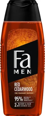 Produktbild von Fa Men Duschgel - Intensiver Roter Zedernholzduft, 400 ml