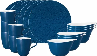 Produktbild von Seltmann Weiden Life Fashion Frühstücks-Set 18-teilig - Classic Blue