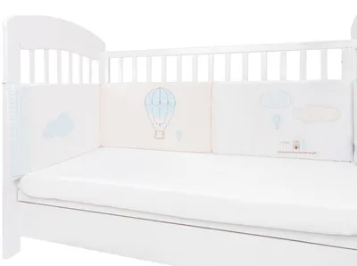 Produktbild von Kikkaboo Nestchen my Home Babybett 140 x 70 cm Bettumrandung 210 cm Baumwolle