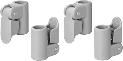 Produktbild von Rohrklemmen 19-22 mm, 4 Stück, Schnellverschluss System, für Zeltstangen