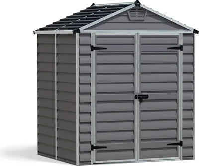 Produktbild von Palram - Canopia Kunststoff Gerätehaus Skylight 65 Dunkelgrau 154x185x217 cm