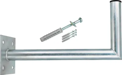 Produktbild von PremiumX 45-50 cm Wandhalter Stahl verzinkt Antenne Wandhalterung Schraubensatz