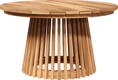 Produktbild von Möbel Gartenkaffetisch Ø70x40 cm Massivholz Teak - Gartentische 42006350