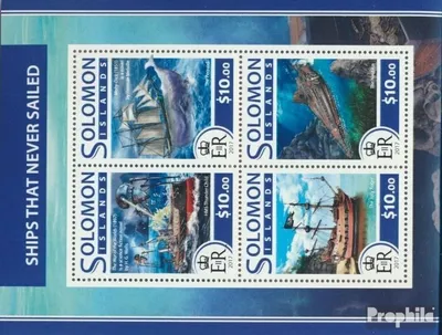 Produktbild von Briefmarken Salomoninseln 2017 Mi 4476-4479 Kleinbogen (kompl. Ausg.) postfrisch Schiffe