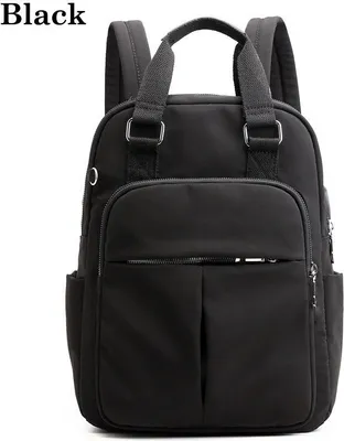 Produktbild von Laptop-Rucksäcke USB-Laderucksack Reiserucksack Schultasche, Schwarz