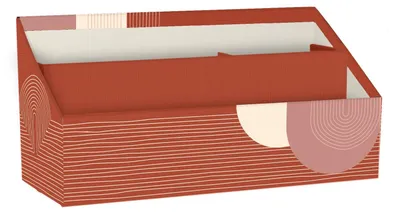 Produktbild von Clairefontaine 4x Terracotta, Briefablage 25x10x14 cm 116077C