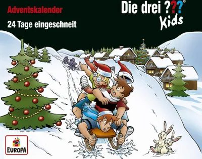 Produktbild von Die drei ??? Kids: Advenstkalender -  24 Tage eingeschneit