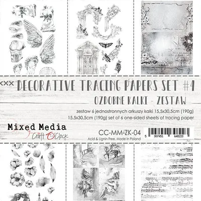 Immagine prodotto di Carta carbone decorativa 4 MixedMedia - Craft o'clock