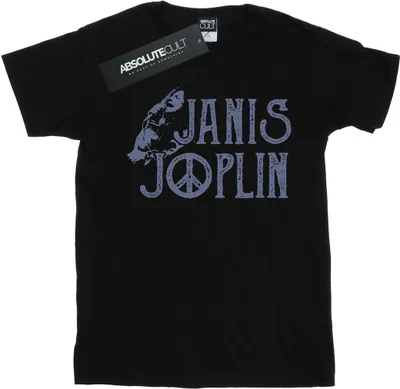 Produktbild von Janis Joplin - T-Shirt für Herren BI44465 (S) (Schwarz)
