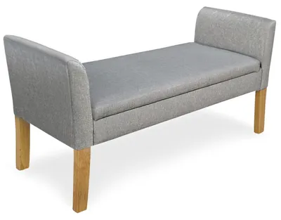 Image de MENZZO Banc coffre Idor Tissu Gris