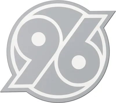 Produktbild von Hannover 96 Aufkleber transparent Silber "Logo"