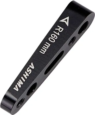 Immagine prodotto di Adattatore per pinza freno a disco posteriore Ashima Au52 da 160 mm, per bicicletta, colore argento. Argento, taglia unica