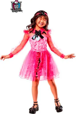 Zdjęcie produktu dla Kostium dziecięcy Monster High Draculaura Deluxe - Rozmiar M
