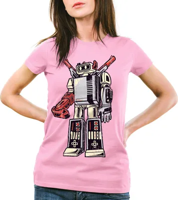Produktbild von style3 Gametron T-Shirt Damen nes snes n64 sheldon big bang videospiel, Farbe:Pink, Größe:S