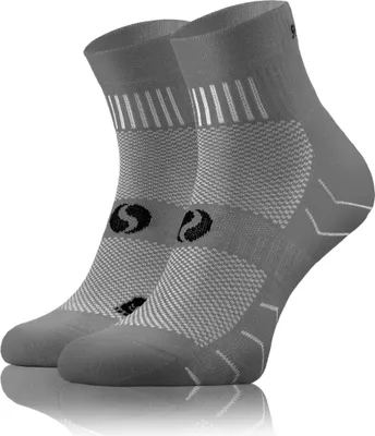 Produktbild von Sesto Senso Sportsocken – Bequeme, atmungsaktive Socken – Uni für Damen und Herren, Größe 35-38, Grau