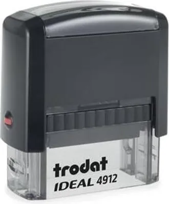 Obrázek produktu pro Razítko "Ideal 4912", černá, černý polštářek, TRODAT P2IDEAL4912