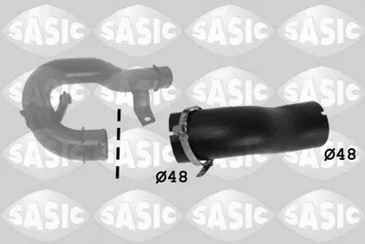 Produktbild von SASIC 3336241 Turbo Ladeluftschlauch für FIAT DOBLO Kasten/Kombi (263) Doblo Cargo (223) Doblo Kombi (119, 223) Doblo Kombi (263)