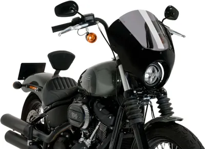 Immagine prodotto di Cupolino PUIG semicarenato fumè chiaro per Harley davidson softail street bob