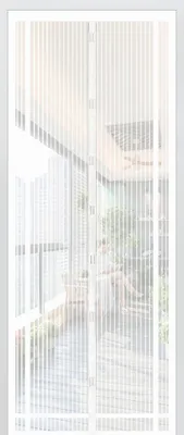 Produktbild von Sekey Fliegengitter Balkontür zuschneidbar – Magnet & selbstklebend, ohne Bohren | Insektenschutzvorhang für Balkon-, Terrassen- und Zimmertüren, 160x230 cm, Weiß