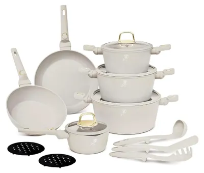 Produktbild von 15-teiliges Kochgeschirr-Set mit Titanbeschichtung Sahara Collection | Vielseitig und umweltfreundlich