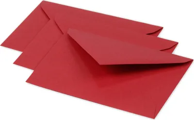 Image de Pollen by Clairefontaine Enveloppe Mini, rouge cerise