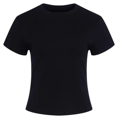 Image de T-shirt pour femmes DULCEY - noir, taille XS