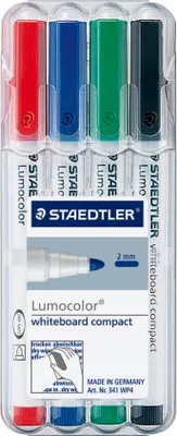Produktbild von STAEDTLER Lumocolor Whiteboard Marker 4er Set