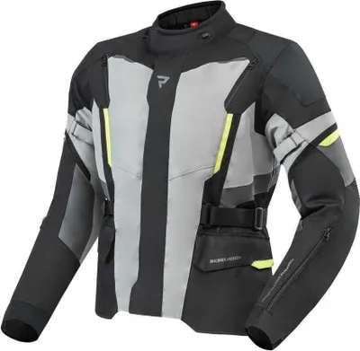 Immagine prodotto di REBELHORN Scout Motorcycle Jacket Textile Uomo Nero Grigio Giallo L