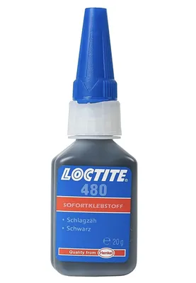 Produktbild von Sekundenkleber, schwarz 480, 20 g LOCTITE