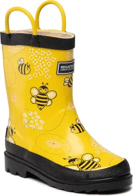 Image de Bottes en caoutchouc Regatta Minnow pour enfants en Abeille 30