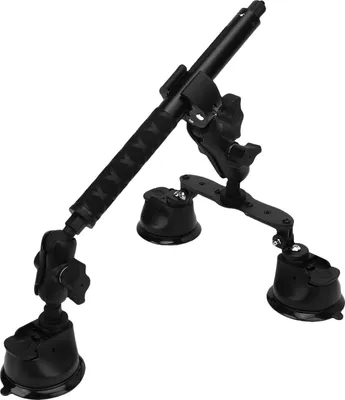 Obrázek produktu pro Sada tří přísavných držáků do auta, vhodná pro akční kamery Insta360 X5 X4 X3 X2 X One RS R s 45,28palcovým selfie tyčem a dvojitou kulovou hlavou