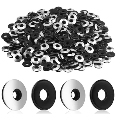 Produktbild von Dichtungsringe, 300 Stück, M5,5 x 16 mm, Edelstahl- und Gummiringe für Schrauben und Dachschrauben